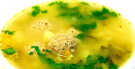 Рассольник с фрикадельками