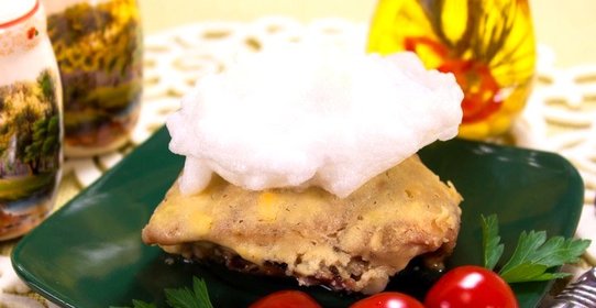 Курица под «снегом»