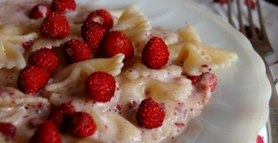 Паста с земляникой