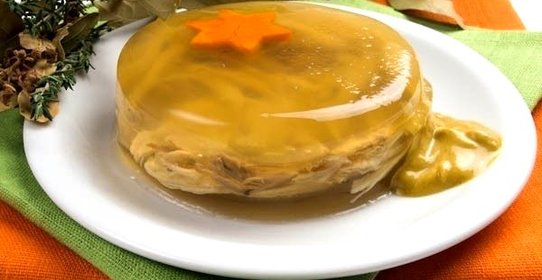 Холодец из петуха
