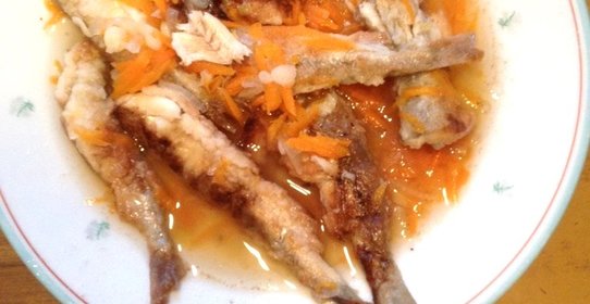 Корюшка маринованная по‑питерски