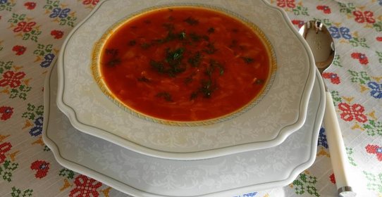 Постные щи с квашеной капустой и белой фасолью