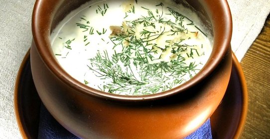 Грибной суп с плавленым сыром