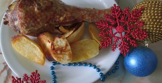 Традиционное рождественское блюдо - индейка!