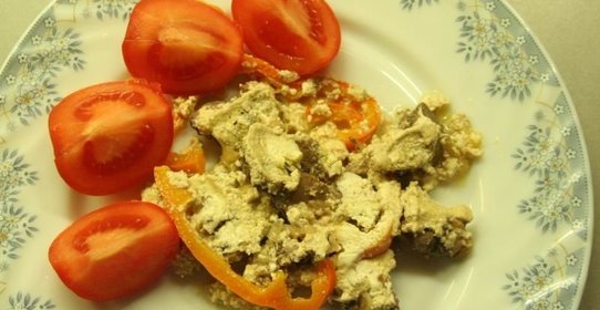 Куриная печень в сметане