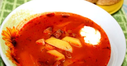 Солянка сборная мясная с картошкой