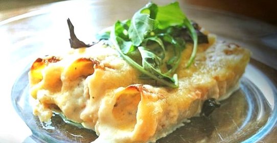 Каннеллони с творогом