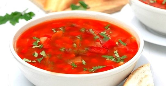 Борщ постный вкусный