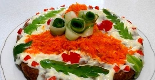 Печеночный торт в мультиварке