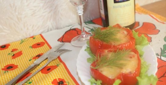 Курица в перце