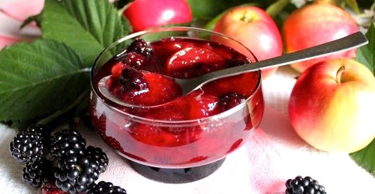 Яблочно-ежевичное варенье