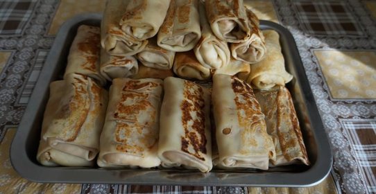 Блинчики фаршированные