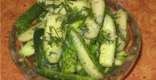 Малосольные огурцы за 30 минут