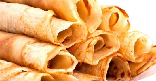 Блины с форелью