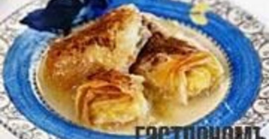 Галактобуреко (пирожное с манной крупой)