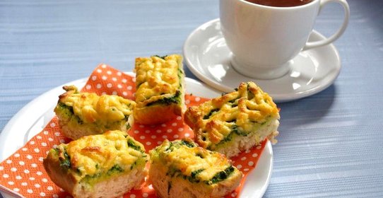 Оригинальный багет с сыром