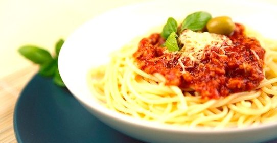 Паста со свининой