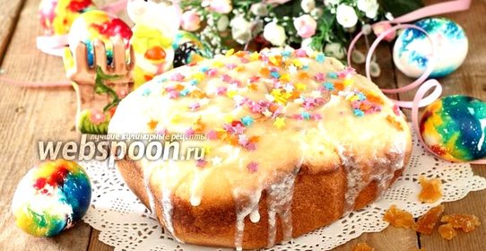 Творожный кулич в хлебопечке