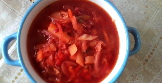 Летний борщ