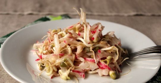 Салат из ростков мунг