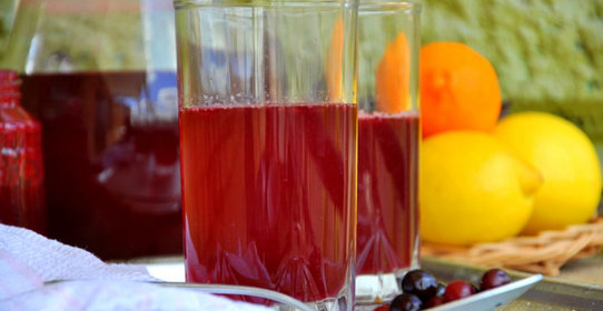 Морс клюквенно-смородиновый