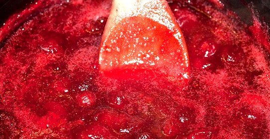 Кленово-клюквенный компот