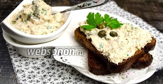 Брускетта с тунцом