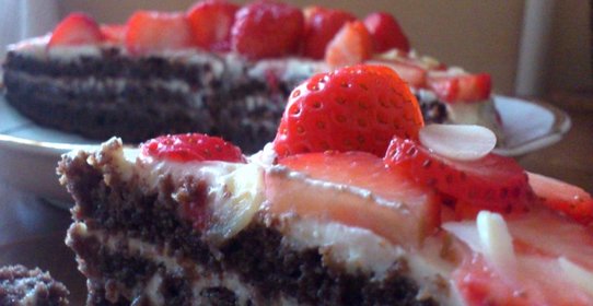 Торт из черемухи