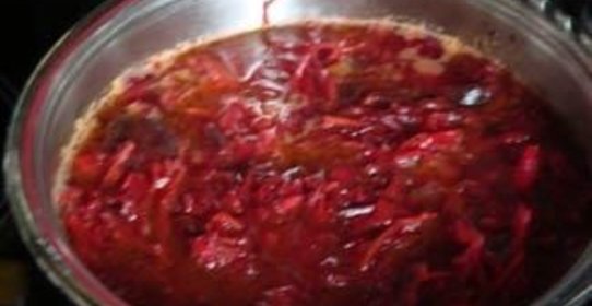 Вегетарианский борщ