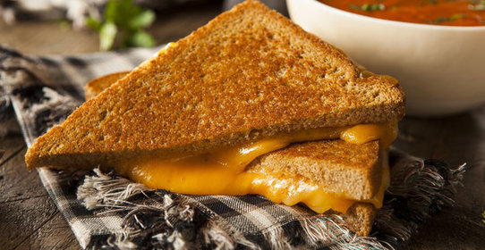 Гренки с сыром