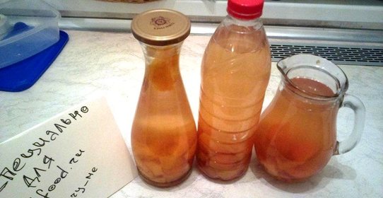 Абрикосово-персиковый компот