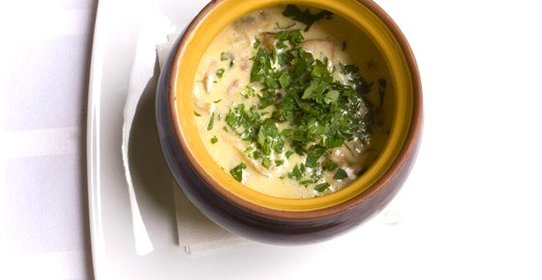Луковая похлебка с зеленью