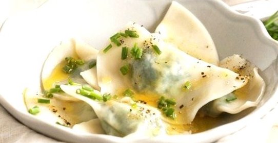 Равиоли со шпинатом и сыром рикотта