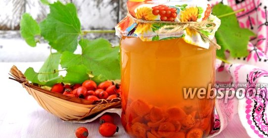 Компот из шиповника на зиму
