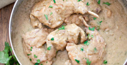 Кролик в хлебном соусе