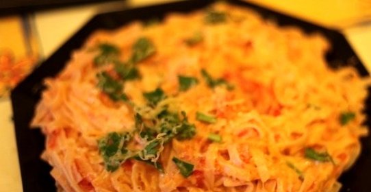 Паста со сливочным соусом