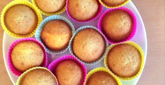 Маффины с апельсиновым соком и цедрой