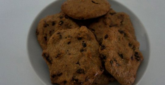 Кофейное печенье с черносливом