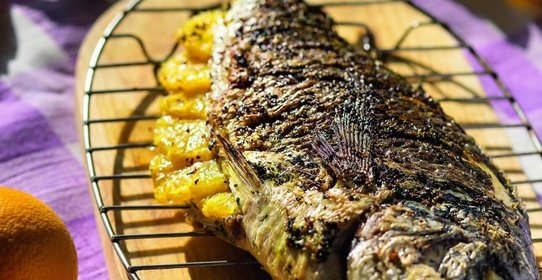 Дорада на гриле
