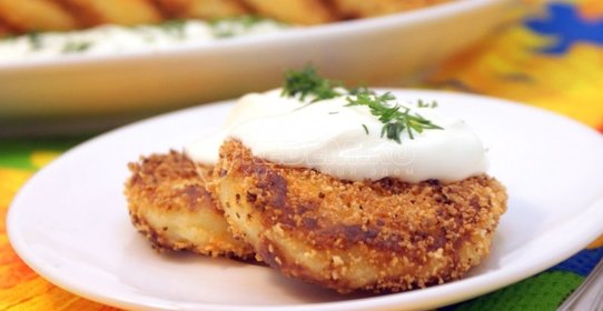 Картофельные котлеты с сыром