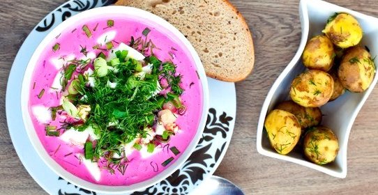 Свекольник классический с квасом