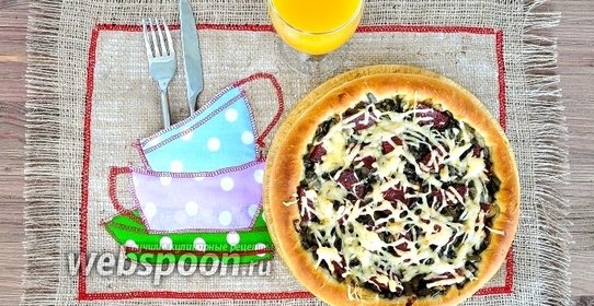 Пицца с папоротником