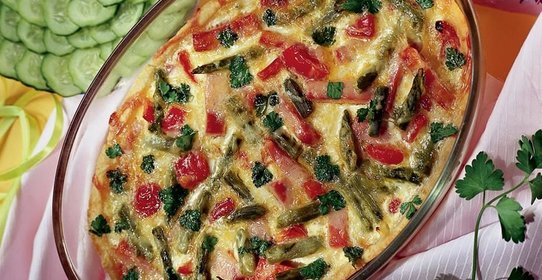 Пирог со спаржей