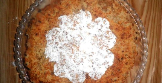 Сухой яблочный пирог