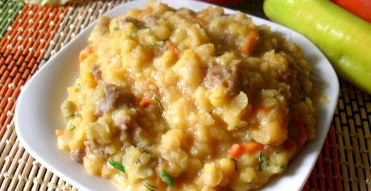 Гороховая каша в мультиварке без замачивания