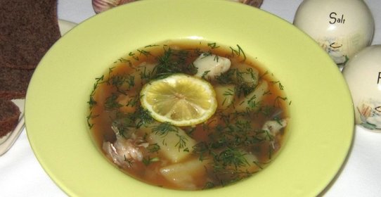 Уха из толстолобика