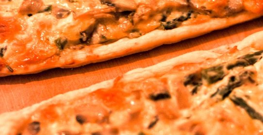 Киш со спаржей и грибами