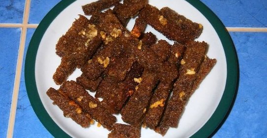 Домашние сухарики к пиву