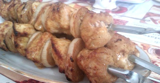 Шашлык из куриной грудки