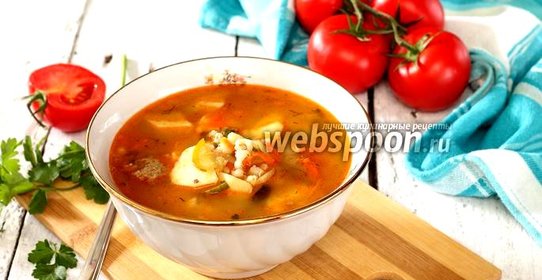 Рассольник с тушёнкой